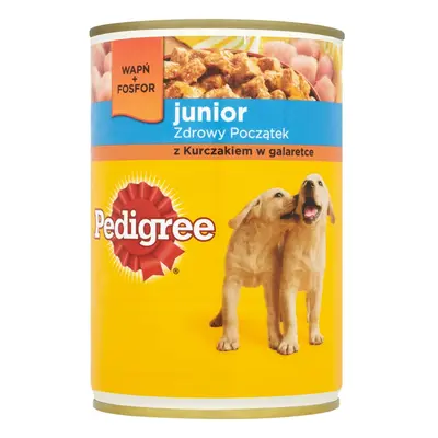 Pedigree Junior z kurczakiem w galaretce Karma pełnoporcjowa 400 g