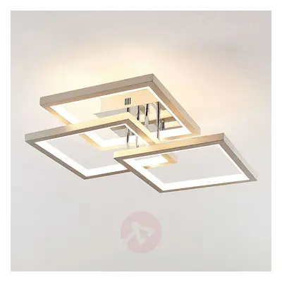 Lucande Avilara lampa sufitowa LED, 57 cm x 57 cm