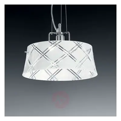 Elegancka lampa wisząca CORALLO 30, 1-pkt., biała