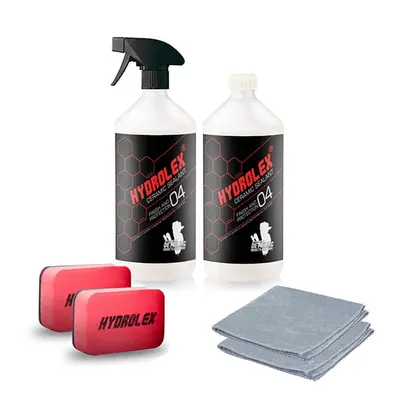 Hydrolex Paint Protection 500ml (Twin Pack) plus Trigger Spray, 2 x Applicators & 2 x Microfibre