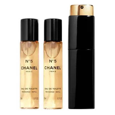 Chanel No.5 woda toaletowa 20 ml + 2 x 20 ml - Refill wkłady uzupełniające