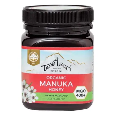 MIÓD MANUKA MGO 400+ BIO 250 g - TRANZALPINE