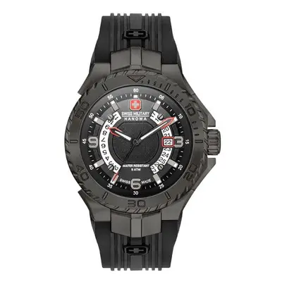 Swiss Military by Hanowa Gent's IP Plated Mariner Watch with Silicone Strap