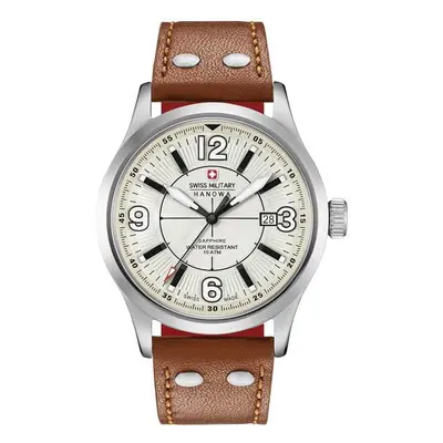 Swiss Military by Hanowa Gent's Undercover Watch with Genuine Leather Strap