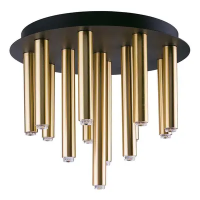 Plafon „Stalactite Brass XIII”, Ø 34, wys. 25,5 cm