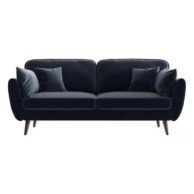 Sofa 3-osobowa „Auteuil Uni Bleu Marine”, 93 x 192 x 84 cm