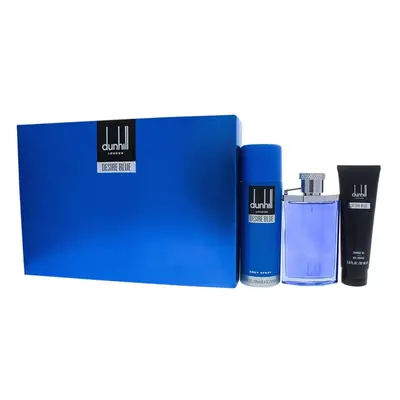 Dunhill Desire Blue zestaw - woda toaletowa 100 ml + dezodorant spray 195 ml + żel pod prysznic 