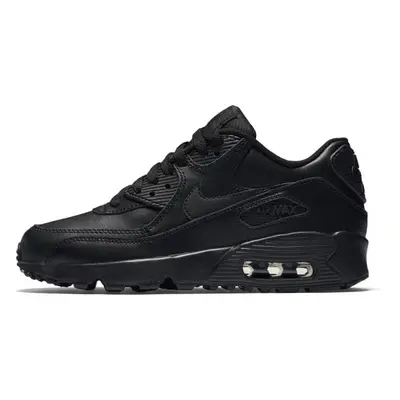 Buty dla dużych dzieci Nike Air Max 90 Leather - Czerń