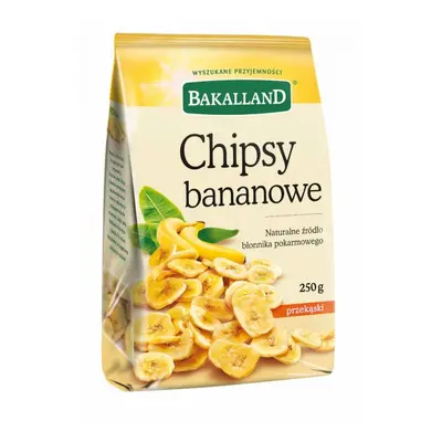 Bakalland Chipsy bananowe 250 g