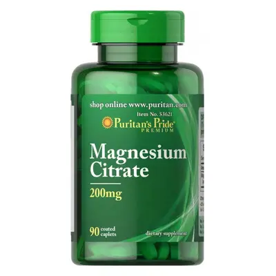 Cytrynian magnezu 200 mg Magnesium Citrate 90 tabletek Puritan's Pride