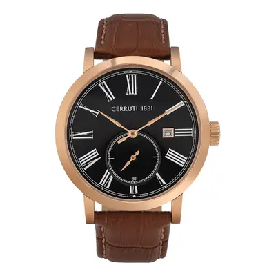 Cerruti 1881 Gent's Sarnonico Watch with Genuime Leather Strap