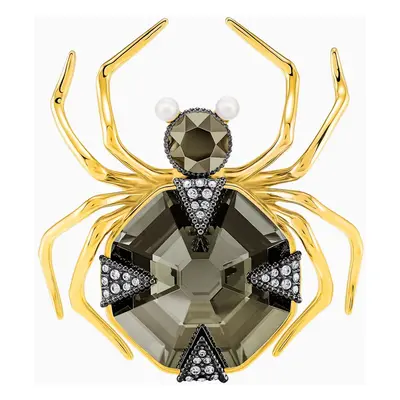 Magnetic Brooch, Multi-colored, Mixed metal finish - Broszka