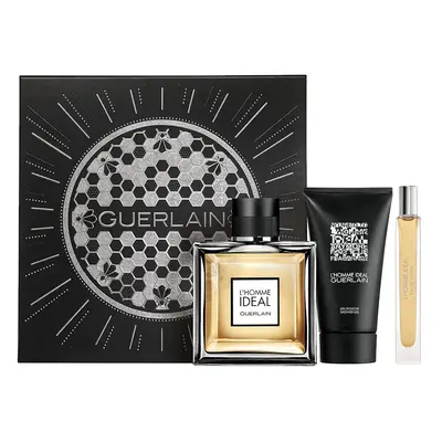 Guerlain L'Homme Ideal zestaw - woda toaletowa 100 ml + woda toaletowa 10 ml + żel pod prysznic 