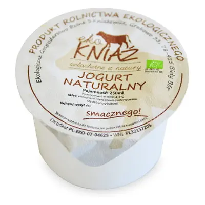 Eko Kniaź Jogurt naturalny BIO 250 ml