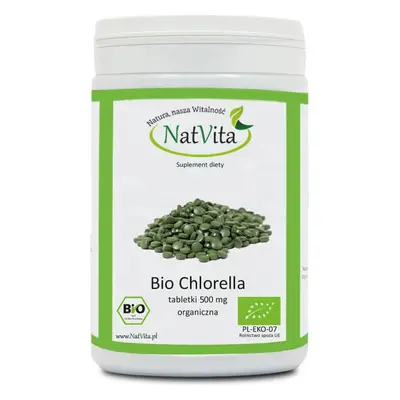 Bio chlorella 500mg 30g 60 tabletek NatVita