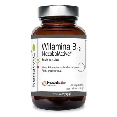 Witamina B12 MecobalActice Metylokobalamina 500mcg 60 kapsułek kenayAG