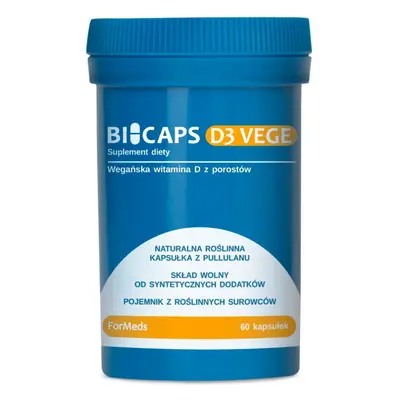 Bicaps Witamina D3 Vege 300mg 60 kapsułek ForMeds