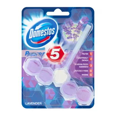 Domestos Power 5 kostka do WC 55g - lavender