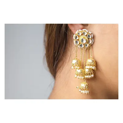 Chakra Kundan Earrings