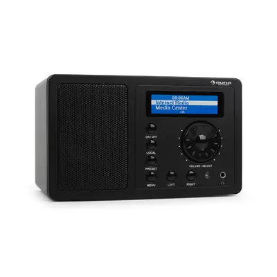 Auna IR-130 internetové rádio, WLAN, čierne, streaming