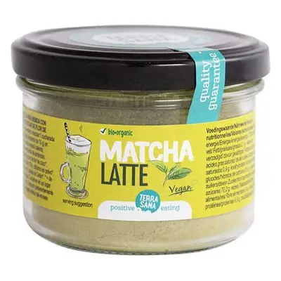 NAPÓJ W PROSZKU Z ZIELONĄ HERBATĄ MATCHA LATTE BIO 120 g - TERRASANA