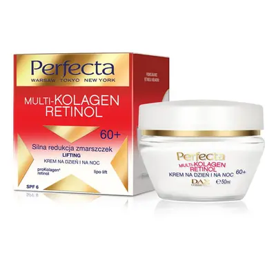 Perfecta Multi-Kolagen Retinol krem silnie redukujący zmarszczki 60+ na dzień na noc 50 ml