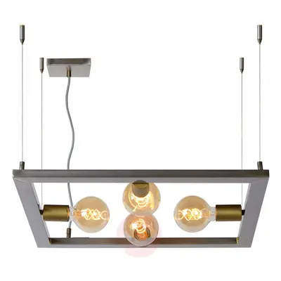 Lampa wisząca Thor, 4-punktowa, natural iron