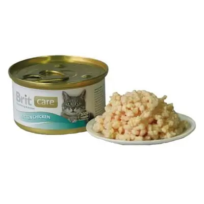 Brit Care Cat Kitten Chicken - Pierś Kurczaka dla kociąt puszka 80 g