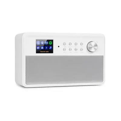 Auna Connect Link, inteligentné rádio, IR/DAB+/FM, Spotify, BT, 2,4" HCC displej, biele