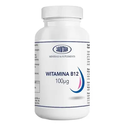 WITAMINA B12 60 KAPSUŁEK (100 mcg) - JANTAR