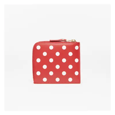 Portfel Comme des Garçons Polka Dots Printed Red