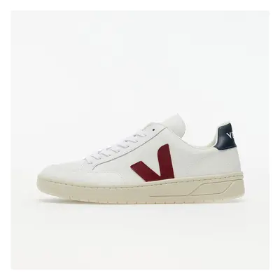 Trampki Veja V-12 Leather White Marsala Nautico EUR