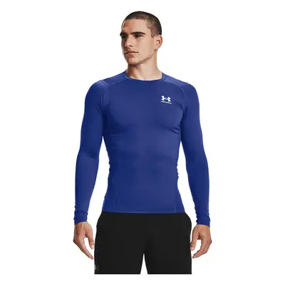 T-shirt Under Armour Hg Armour Comp LS Royal/ White