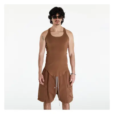 Top na ramiączkach Rick Owens DRKSHDW Dark Tank Top Khaki Brown