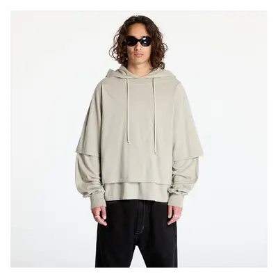 Bluza Rick Owens DRKSHDW Knit T-Shirt - Hustler Hoodie Pearl