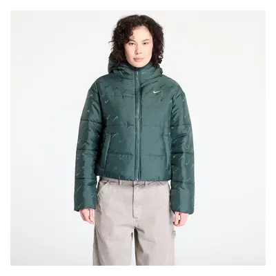 Kurtka Nike Sportswear Classic Women's Loose Therma-FIT Puffer Jacket Vintage Green/ White