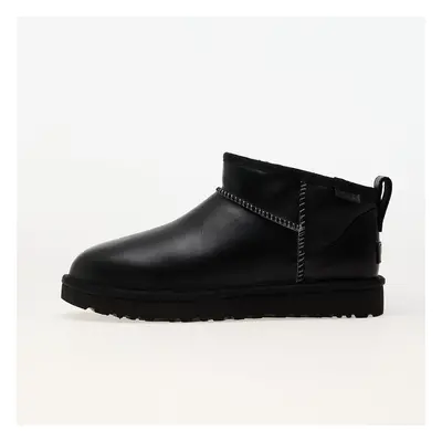 Trampki UGG W Classic Ultra Mini Lthr Regen Black EUR