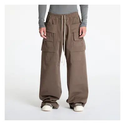 Spodnie Rick Owens DRKSHDW Woven Pants Creatch Cargo Wide Drawstring Pants Dust