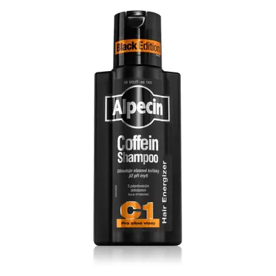 Alpecin Coffein Shampoo C1 Black Edition szampon z kofeiną dla mężczyzn stymulujący wzrost włosó