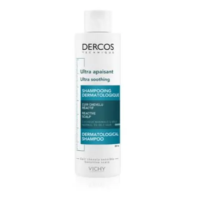 Vichy Dercos Ultra Soothing szampon łagodzący do włosów normalnych, przetłuszczających się i wra