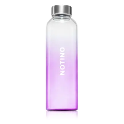 Notino Sport Collection Glass water bottle szklana butelka na wodę Purple