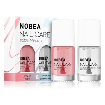NOBEA Nail Care Diamond Strength Set zestaw lakierów do paznokci Diamond strength set