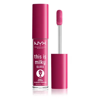 NYX Professional Makeup This is Milky Gloss Milkshakes nawilżający błyszczyk do ust perfumowany 