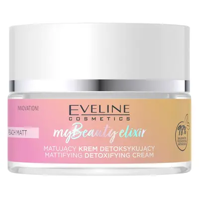 Eveline Cosmetics My Beauty Elixir Peach Matt krem detoksykujący z matowym wykończeniem