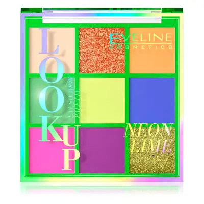 Eveline Cosmetics Look Up Neon Lime paleta cieni do powiek