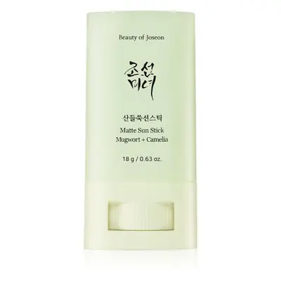 Beauty Of Joseon Matte Sun Stick Mugwort + Camelia krem do opalania w sztyfcie SPF 50+