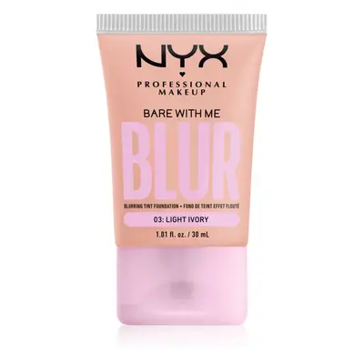 NYX Professional Makeup Bare With Me Blur Tint podkład nawilżający odcień Vanilla