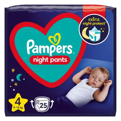 Pampers Night Pants Size jednorazowe pieluchomajtki na noc kg
