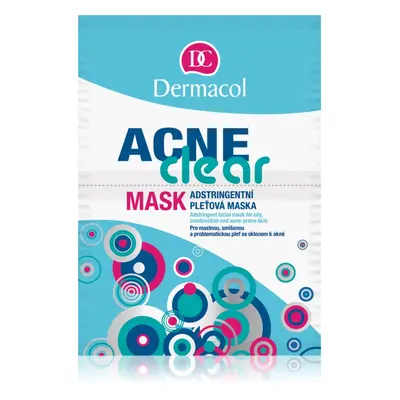 Dermacol Acne Clear maseczka do twarzy do skóry z problemami