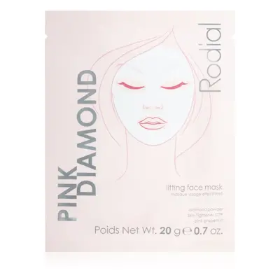 Rodial Pink Diamond Lifting Face Mask maseczka liftingująca płócienna do twarzy